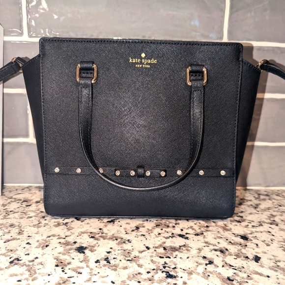 kate spade purse with rhinestones